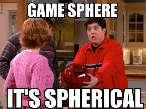 Josh holding a sphere